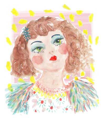 Vintage Doll 2 by Jo Chambers